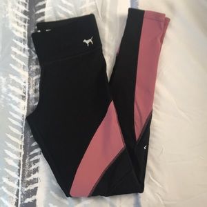 VS Pink Mesh Leggings